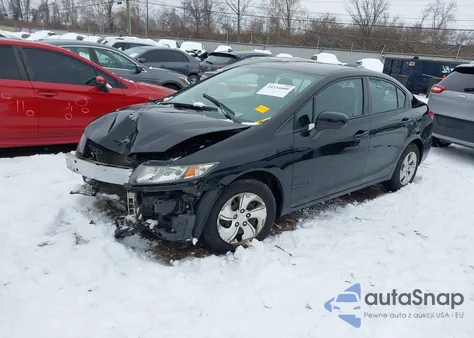 2015 Honda Civic Lx z USA, uszkodzony, nr VIN 19XFB2F58FE062992